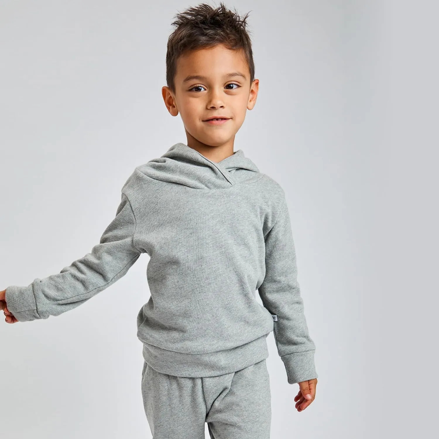 HonestBaby Light Weight Hoodie & Sweatpant Set 100% Organic Cotton for Toddler, Baby Boys, Girls