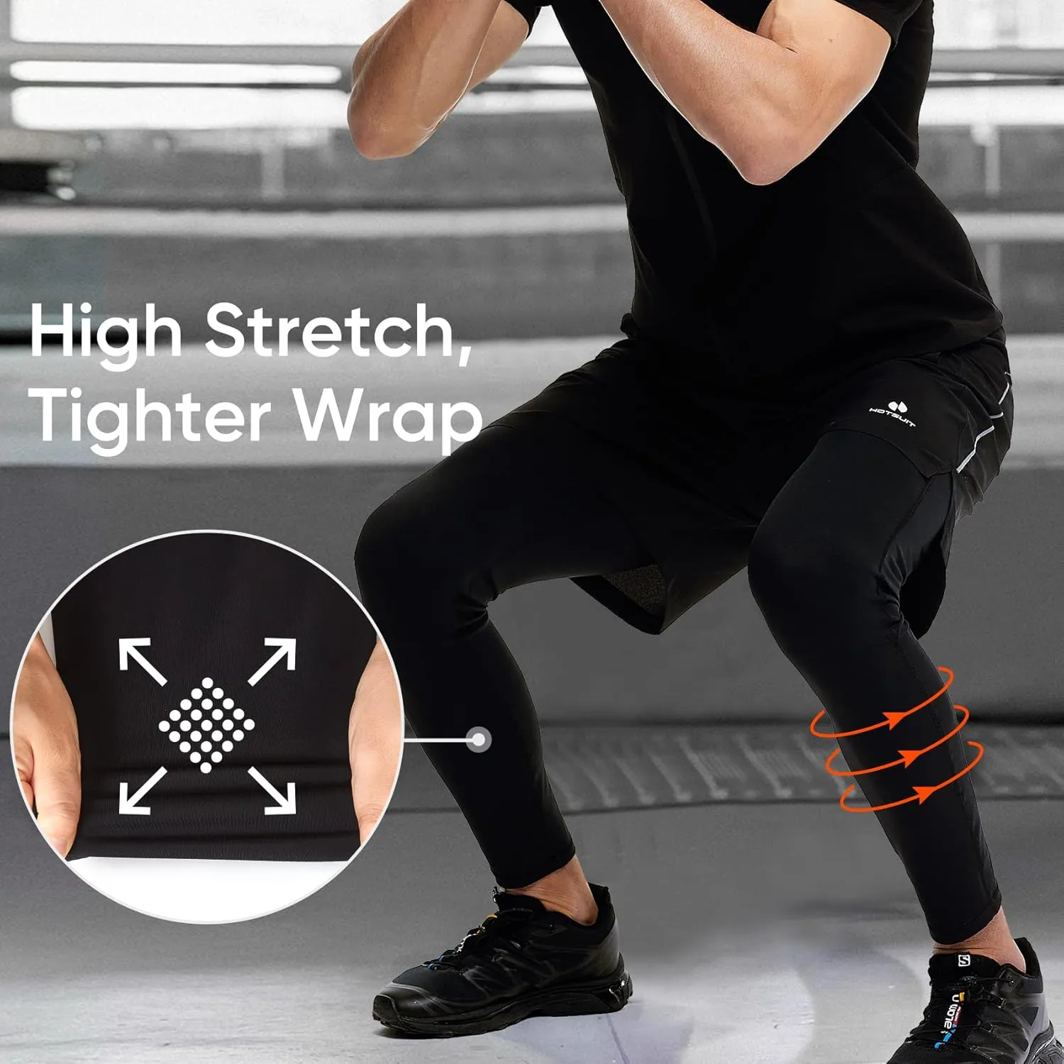 HOTSUIT Sauna Suit for Men Sweat Suits Long Sleeve Sauna Shirt Workout Shapewear-(S-5XL) Sweat Jacket Top Compression Shirts