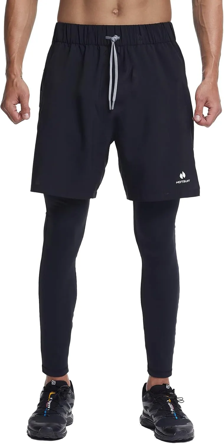 HOTSUIT Sauna Suit for Men Sweat Suits Long Sleeve Sauna Shirt Workout Shapewear-(S-5XL) Sweat Jacket Top Compression Shirts
