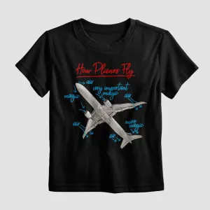 How Planes Fly - Kids T-Shirt