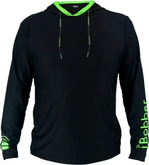 iBobber Men's Long Sleeve Shirts Lightweight UPF 50  Sun Protection SPF Hoodie Shirt Long Sleeve Fishing Hiking Running