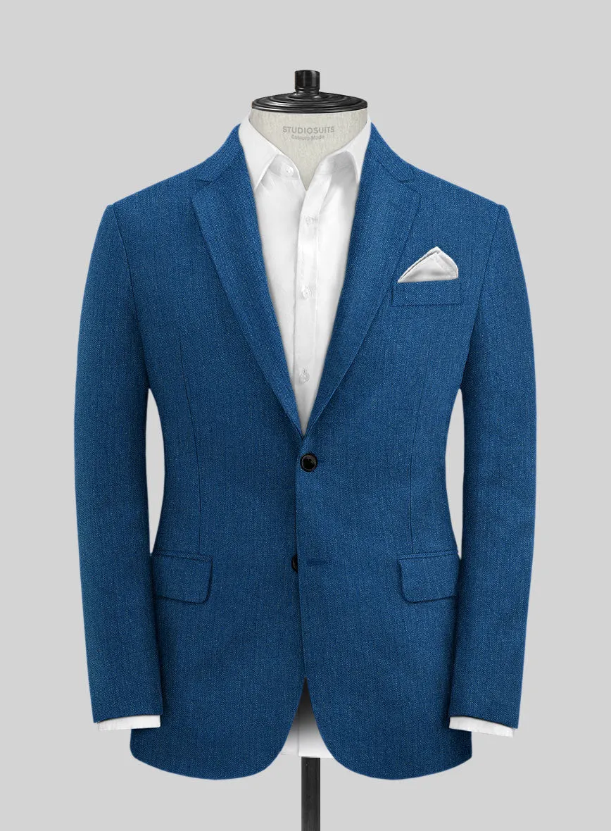 Italian Linen French Blue Suit