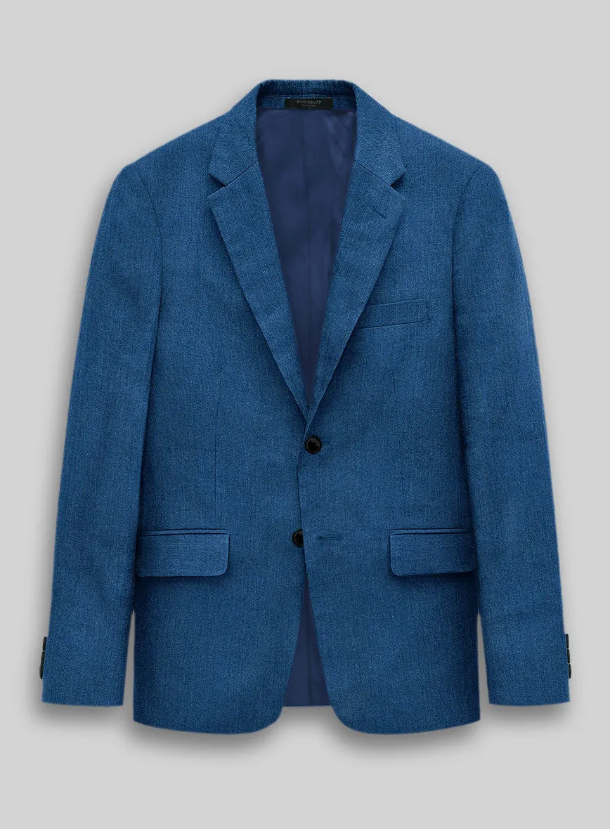 Italian Linen French Blue Suit