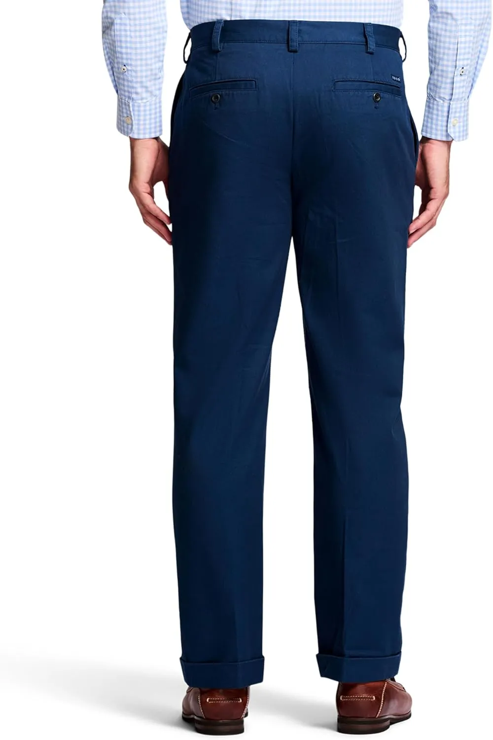 IZOD Men's American Chino Double Pleated Classic Fit Pant