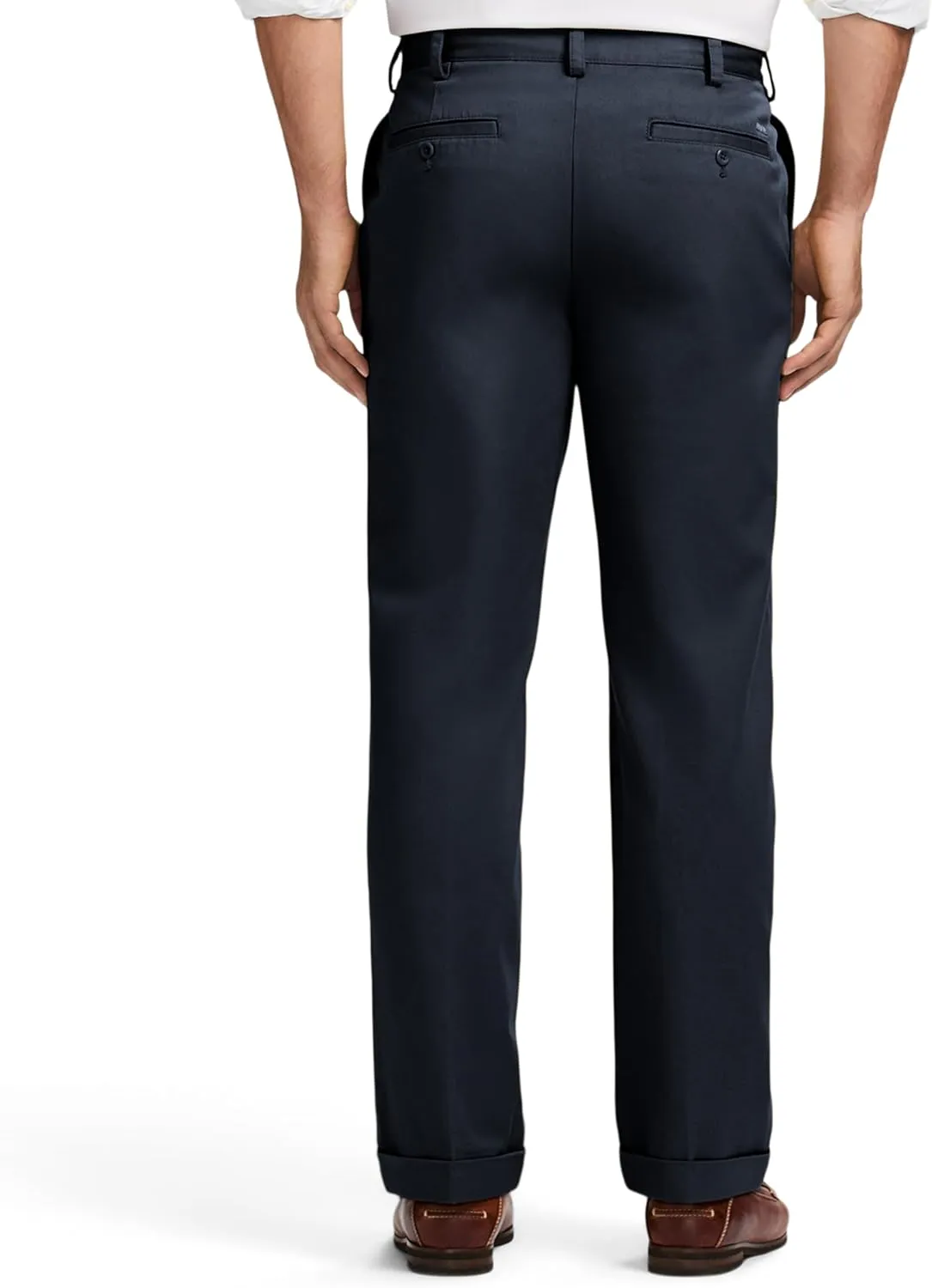 IZOD Men's American Chino Double Pleated Classic Fit Pant
