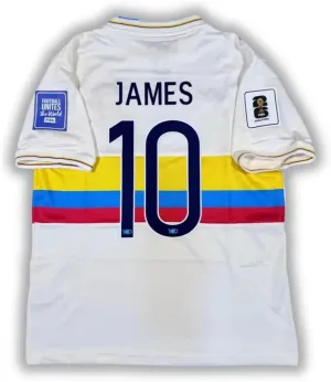 James Colombia Soccer Jersey for Men - High Performance Sports Shirt, Breathable and Quick Dry Fabric