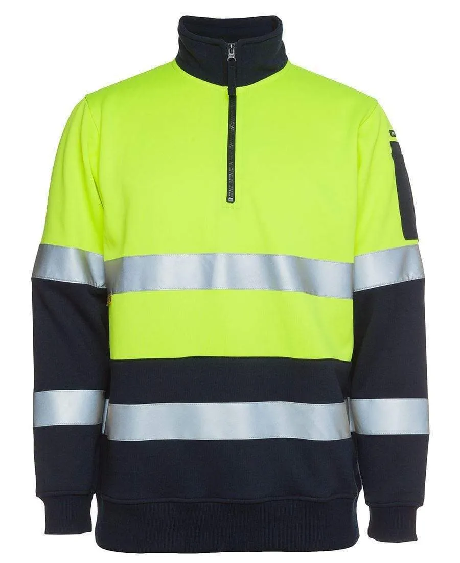 JB'S Hi-Vis 1/2 Zip Fleecy Sweat 6HZFS