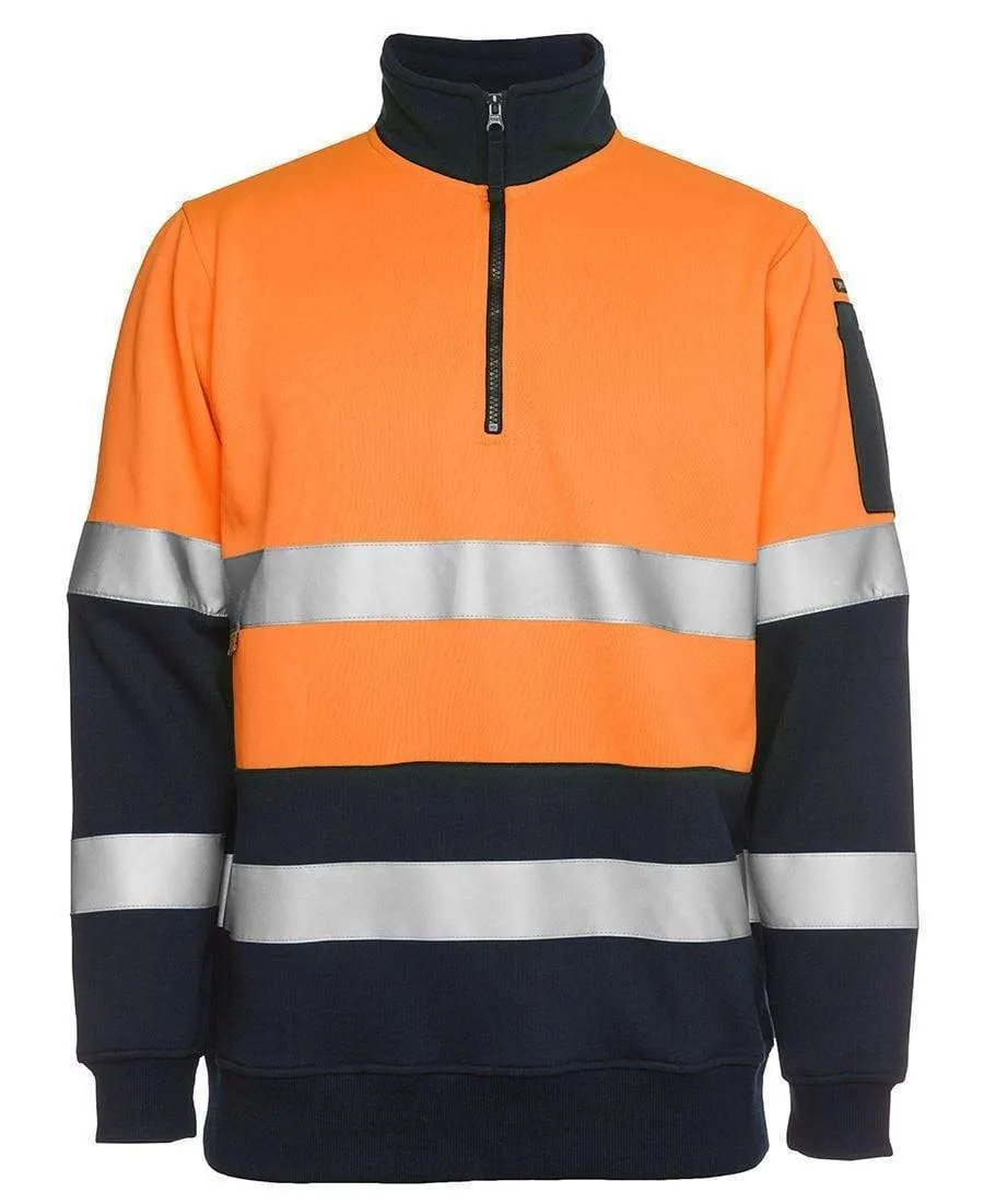 JB'S Hi-Vis 1/2 Zip Fleecy Sweat 6HZFS