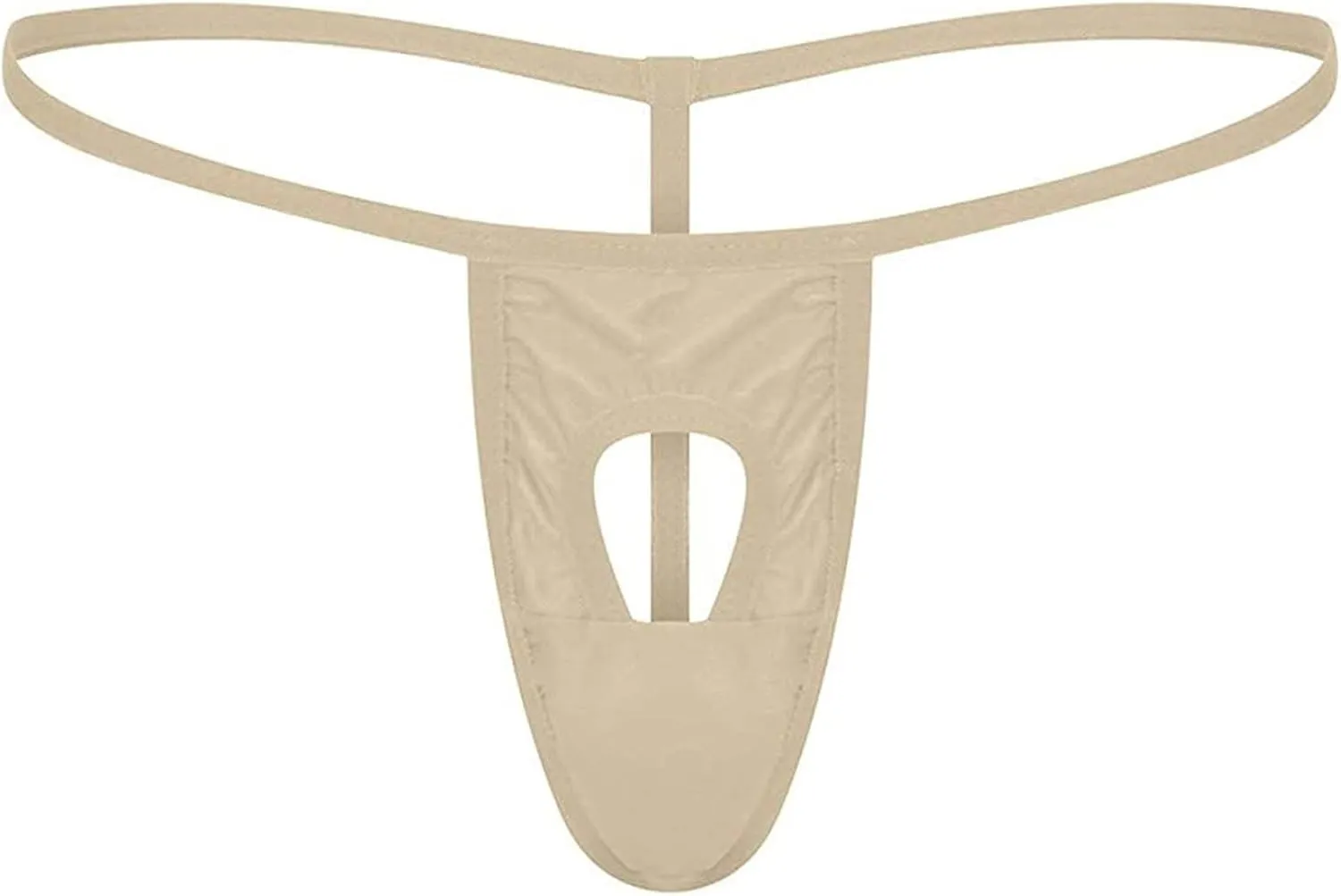 JEShifangjiusu Men's Jockstrap Underwear Hollow Out Bulge Pouch Briefs Panties Sexy G-String Underpants Breathable Thong