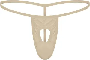 JEShifangjiusu Men's Jockstrap Underwear Hollow Out Bulge Pouch Briefs Panties Sexy G-String Underpants Breathable Thong