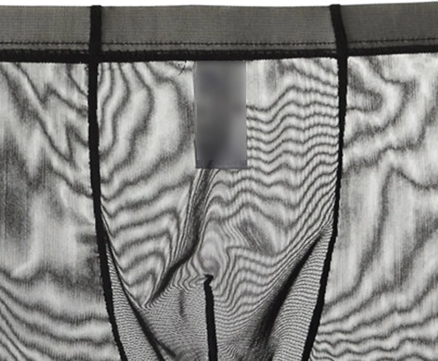 JEsilunmaMY Mens Mesh Mid Waist Boxer Briefs Solid Color Stretch Breathable Pouch Underwear See Through Thin Sexy Panties