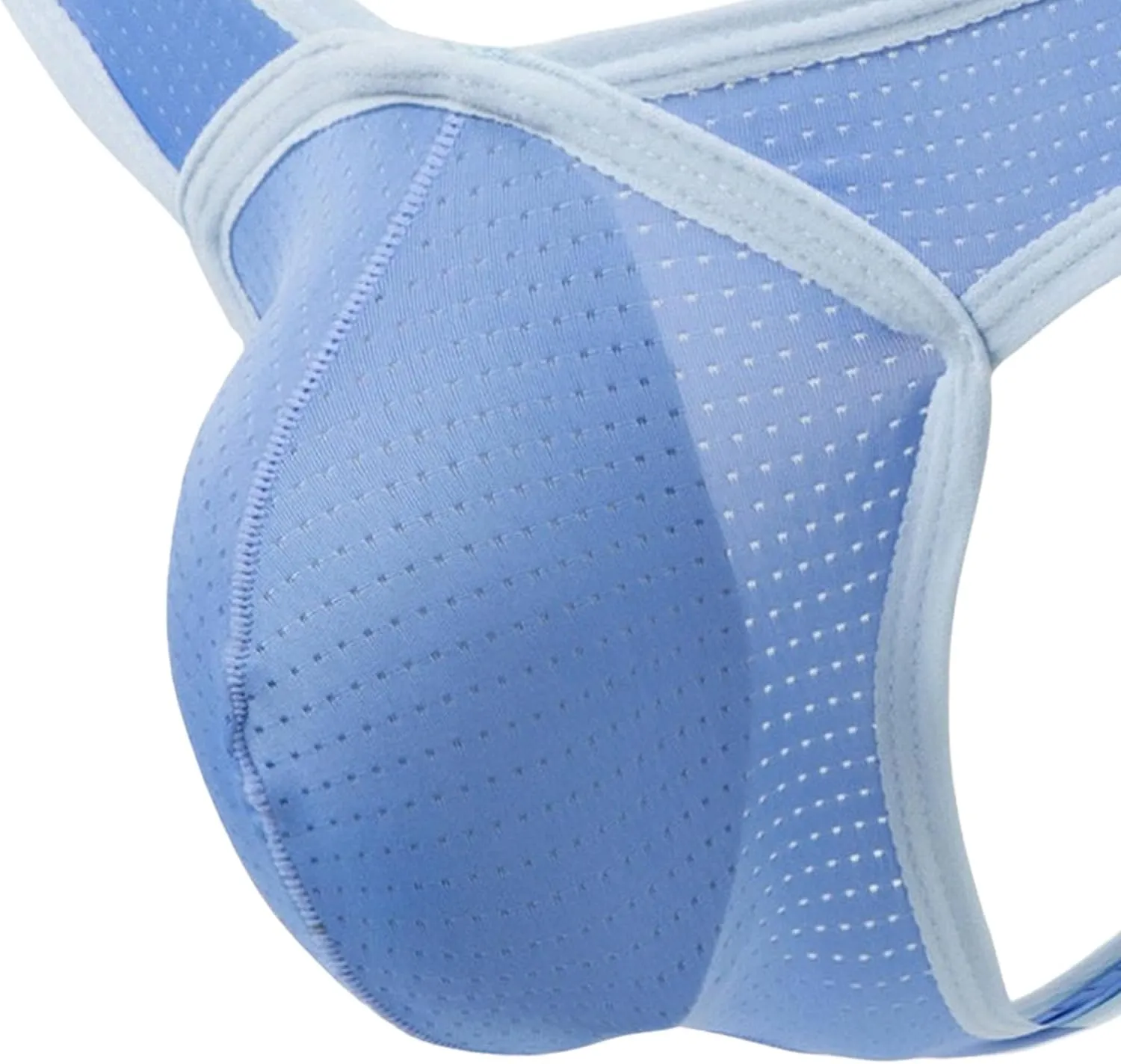 JEsilunmaMY Mens Sexy Mesh Jockstrap Thongs Low Waist Bulge Pouch Bikini Briefs Breathable T-Back G-String Underwear