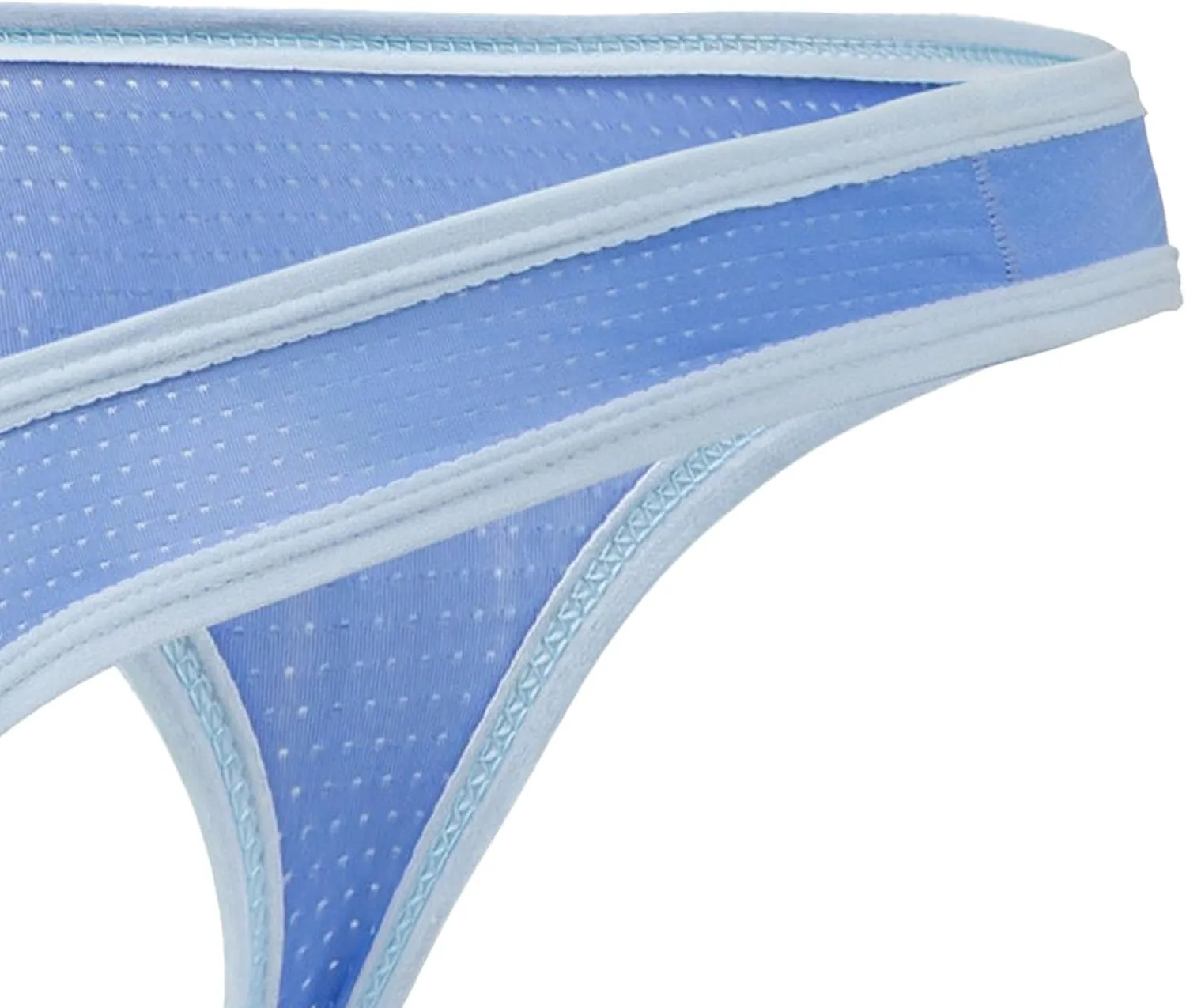 JEsilunmaMY Mens Sexy Mesh Jockstrap Thongs Low Waist Bulge Pouch Bikini Briefs Breathable T-Back G-String Underwear