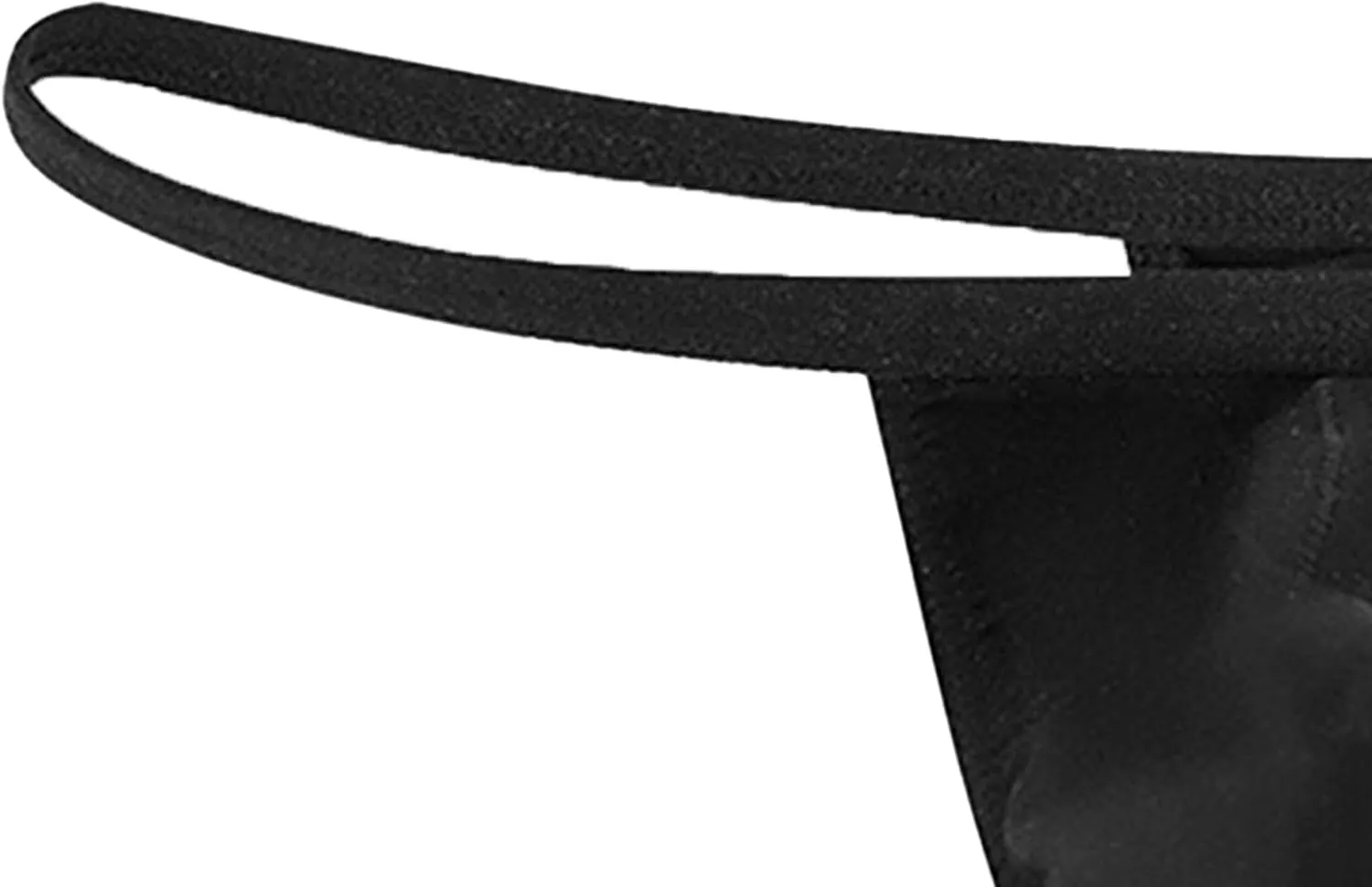 JEsilunmaMY Men's Solid Color T-Back Thong Low Rise Bulge Pouch G-String Briefs Backless Breathable Bikini Briefs Underwear