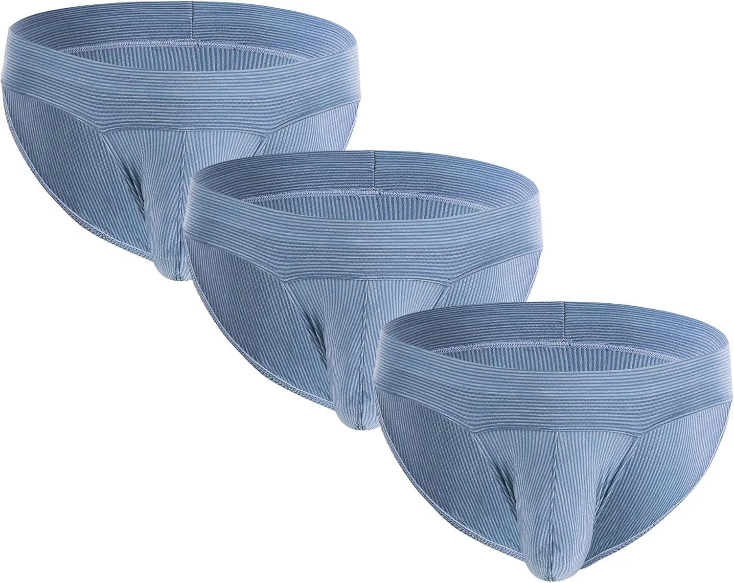 JEsilunmaMY Mens Stretch Mesh Srtiped Jockstrap Sexy Underwear Bulge Pouch Athletic Supporter Breathable Jock Straps Briefs