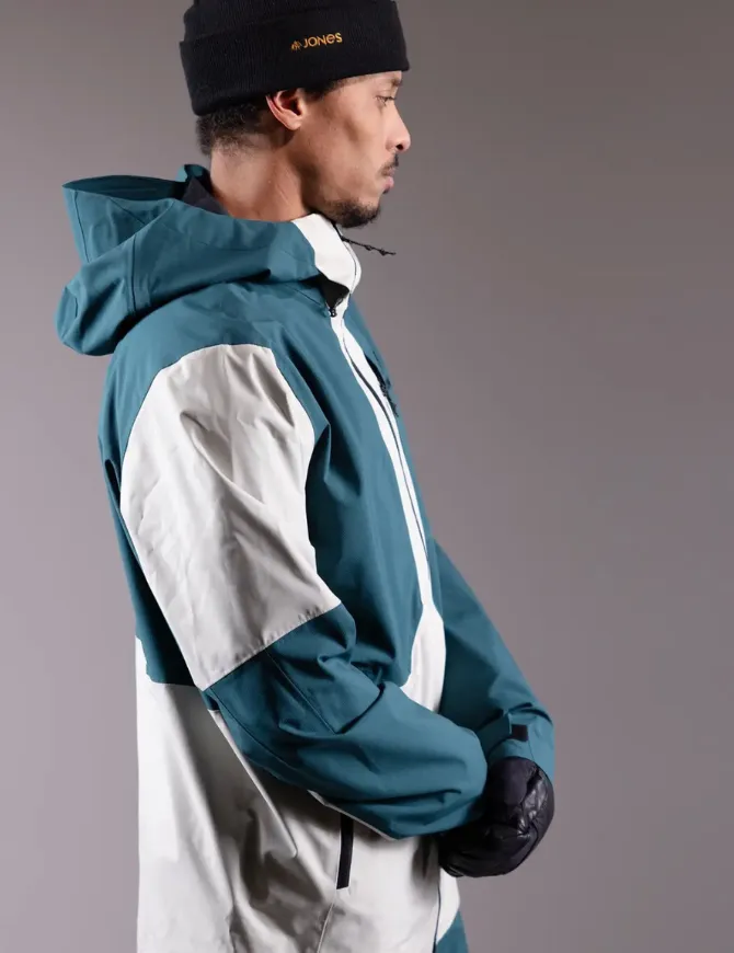Jones Men's Recycled Mtn Surf Shell Jacket 2025 | Smoke Grey