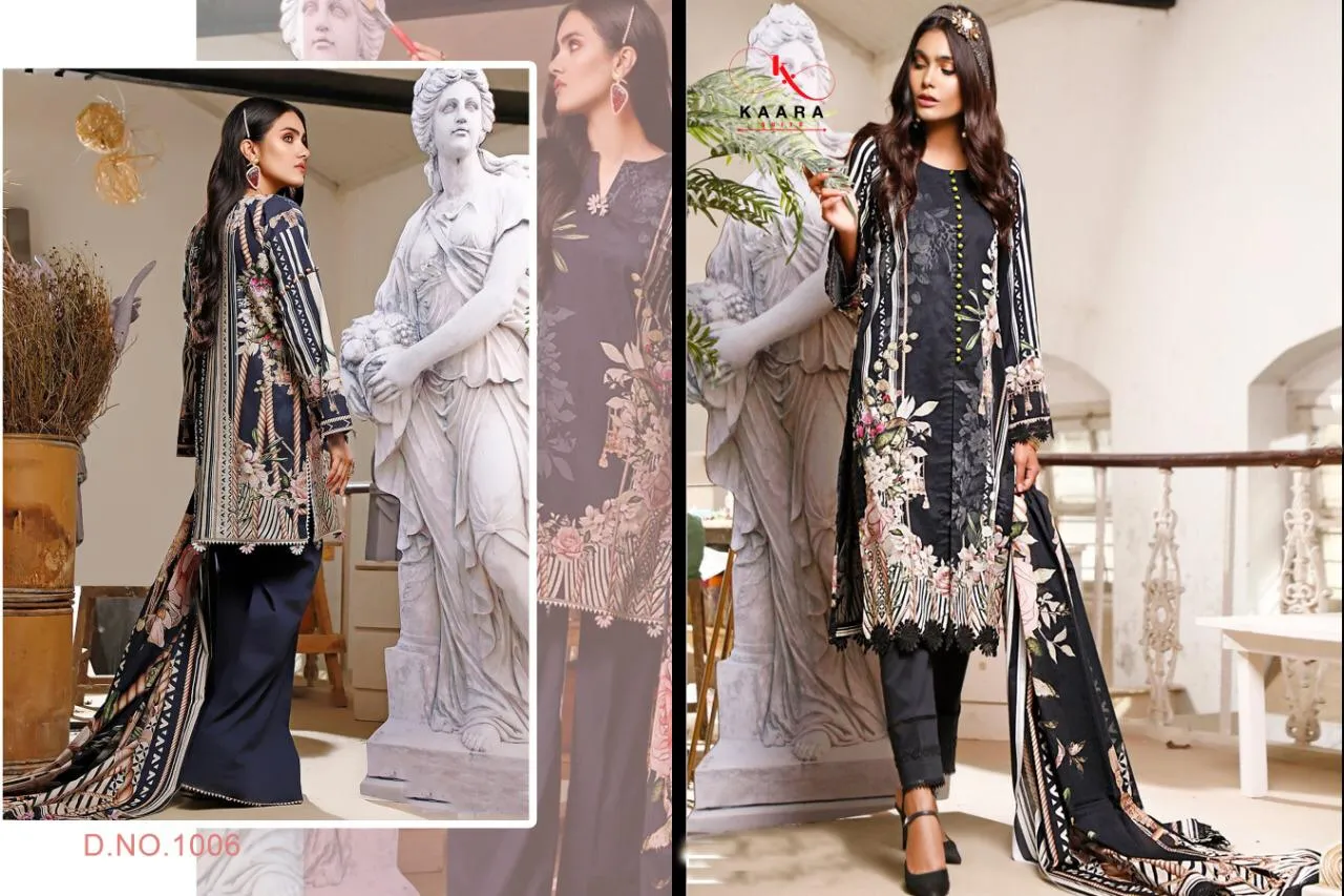 Kaara Suit Launched M Print Vol 4 Pure Pashmina Printed Embroidery Work Fancy Designer Salwar Kameez