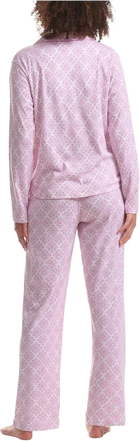 Karen Neuburger Women's Gramercy Park Long Sleeve Girlfriend Pj Set