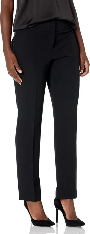 Kasper Women's Flat Front Slim Pant