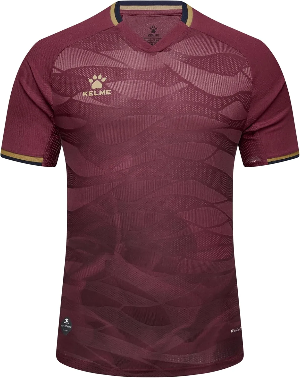 KELME Soccer Jersey for Adult Breathable Quick-Dry Football T-Shirt Sport Training Uniform
