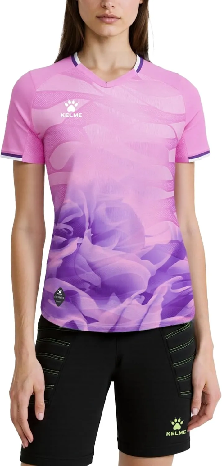 KELME Soccer Jersey for Adult Breathable Quick-Dry Football T-Shirt Sport Training Uniform