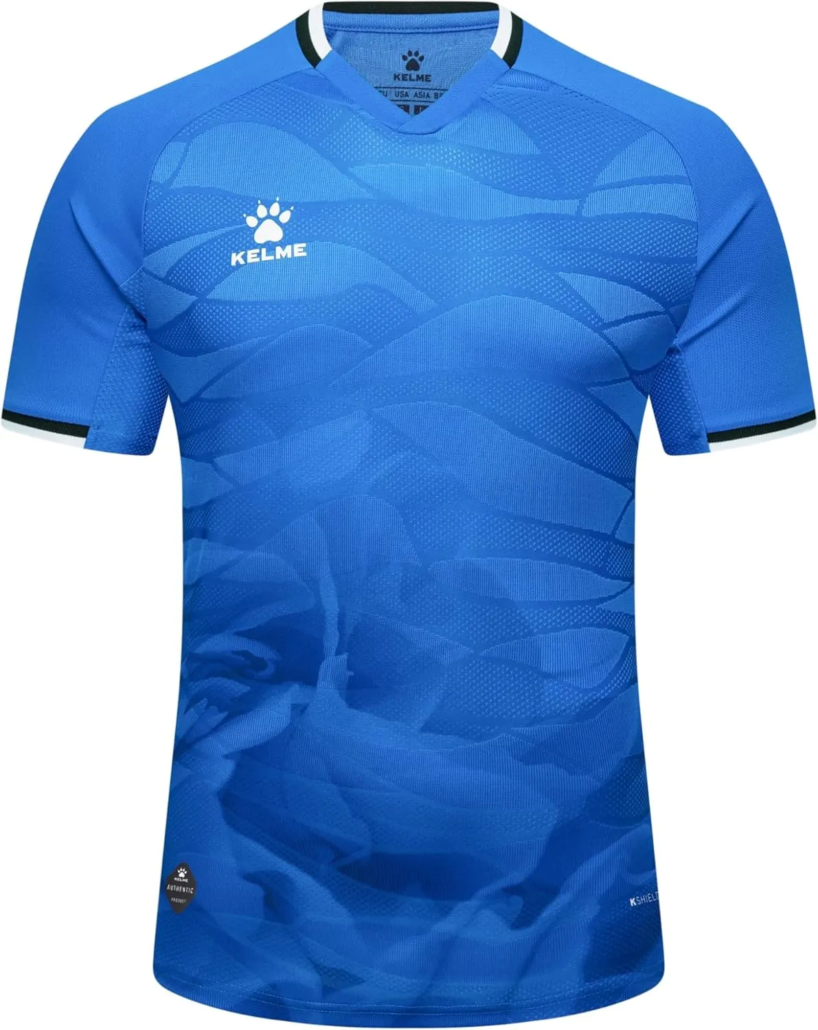 KELME Soccer Jersey for Adult Breathable Quick-Dry Football T-Shirt Sport Training Uniform