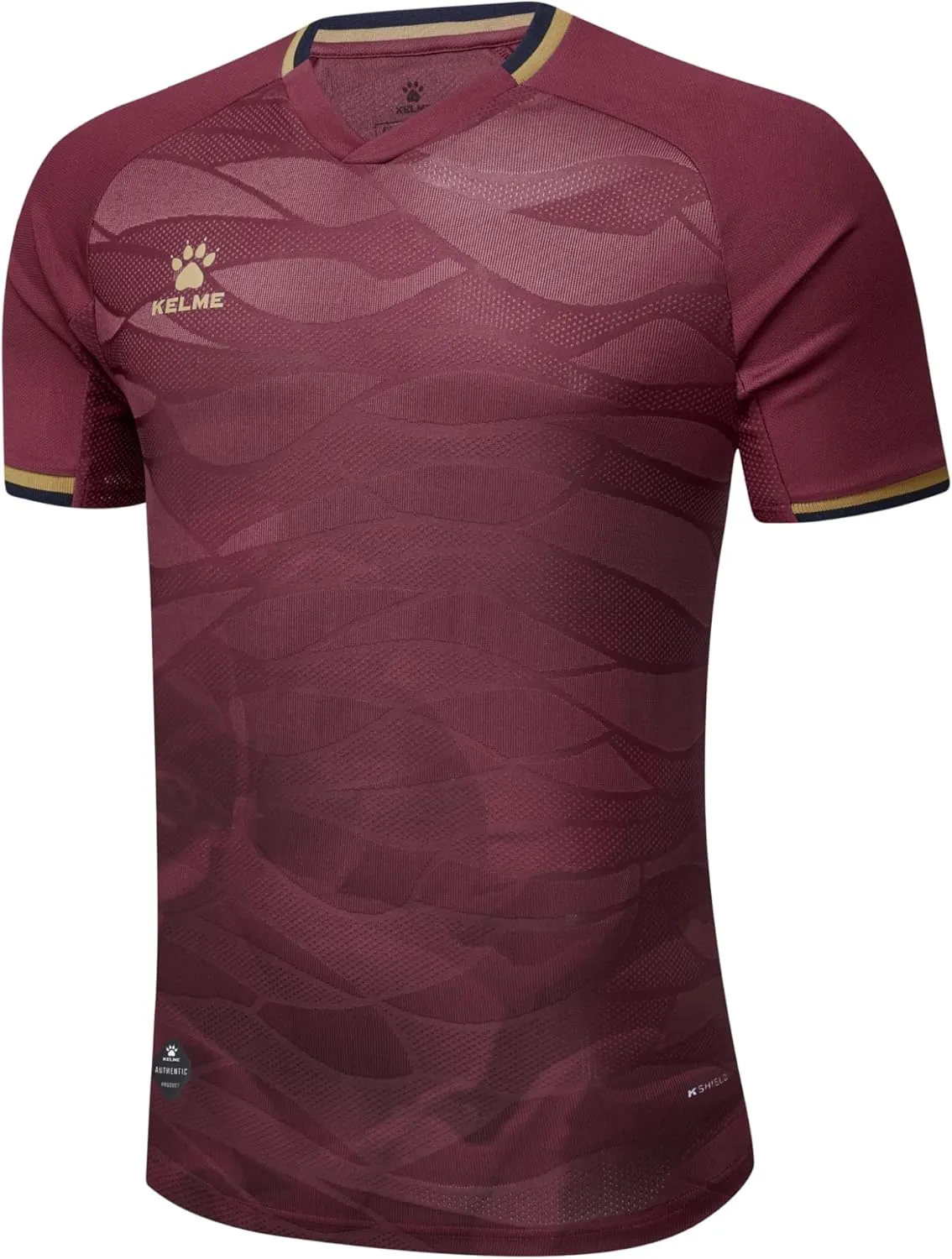 KELME Soccer Jersey for Adult Breathable Quick-Dry Football T-Shirt Sport Training Uniform