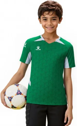 KELME Soccer Jersey for Girls Boys Breathable Quick-Dry Football T-Shirt Sport Training Uniform