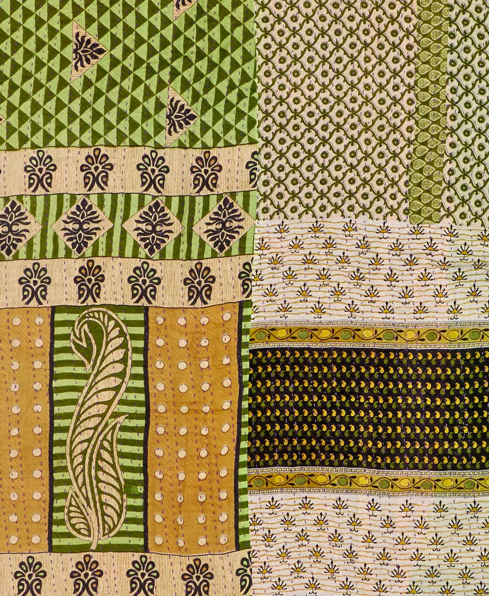 King Kantha Quilt Bedding - No. 240218