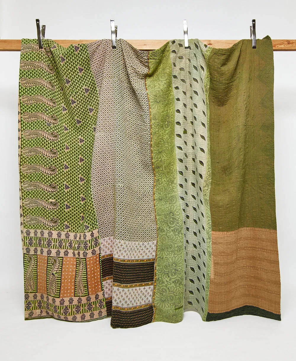King Kantha Quilt Bedding - No. 240218