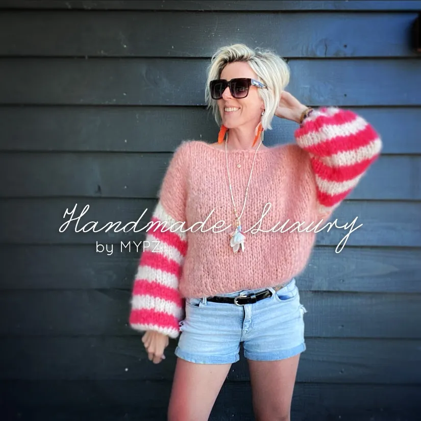 Knitting Kit – MYPZ Basic Chunky Pullover Bliss No 15 – Beginner (ENG-NL-DE)