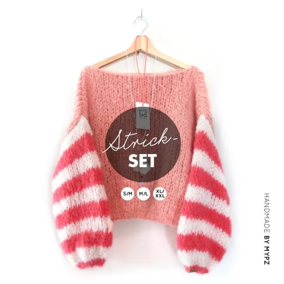 Knitting Kit – MYPZ Basic Chunky Pullover Bliss No 15 – Beginner (ENG-NL-DE)