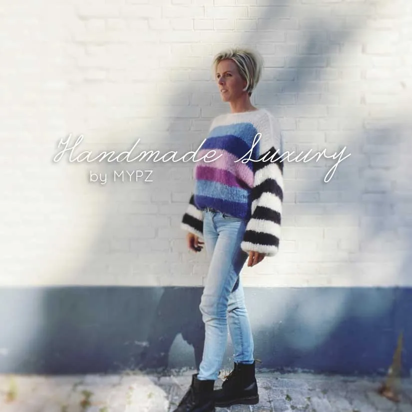 Knitting Kit – MYPZ Striped Mohair Pullover NO.9 – Beginner (ENG-NL)