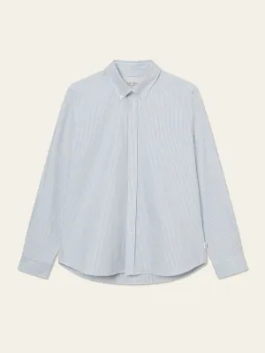 Konrad Oxford Shirt - Light Blue / White