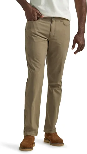 Lee Men's Extreme Motion 5-Pocket Synthetic Straight Pant