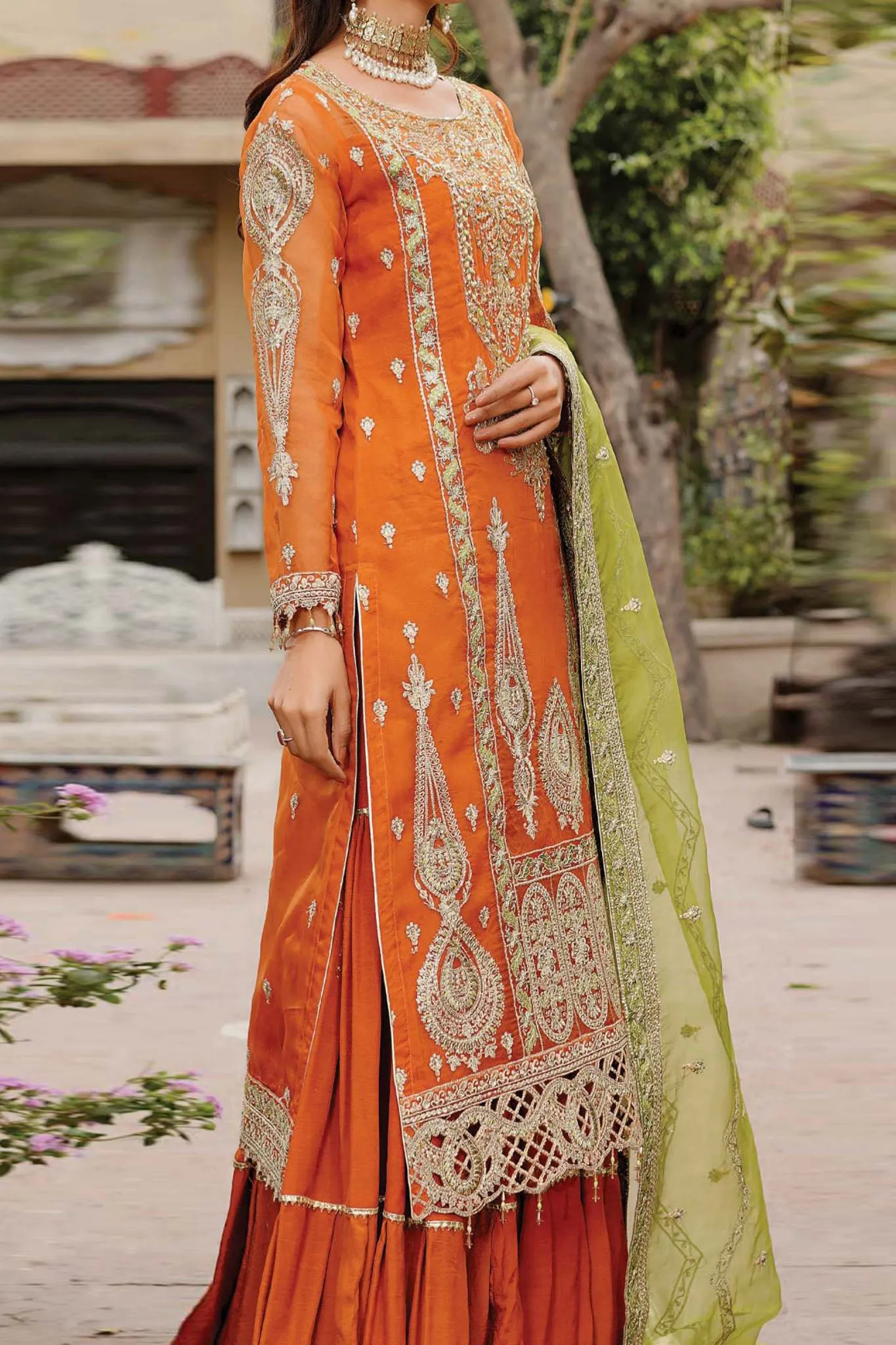 Lemilsa By Maryams Unstitched 3 Piece Formals Vol-08 Collection'2024-L-806