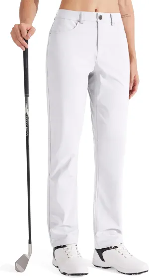 Libin Womens Dress Pants 29" 31" Stretch Straight Leg Work Slacks Office Business Casual Golf Pants for Travel Lightweight