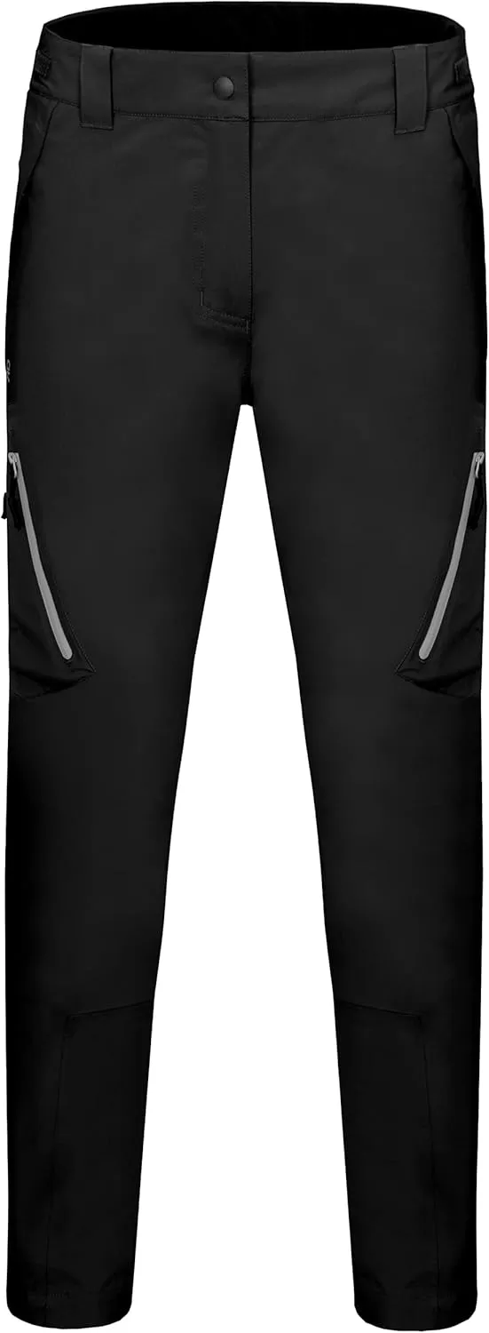 Little Donkey Andy Women's Lightweight Waterproof Rain Pants Breathable Hiking Pants for Outdoor Fishing