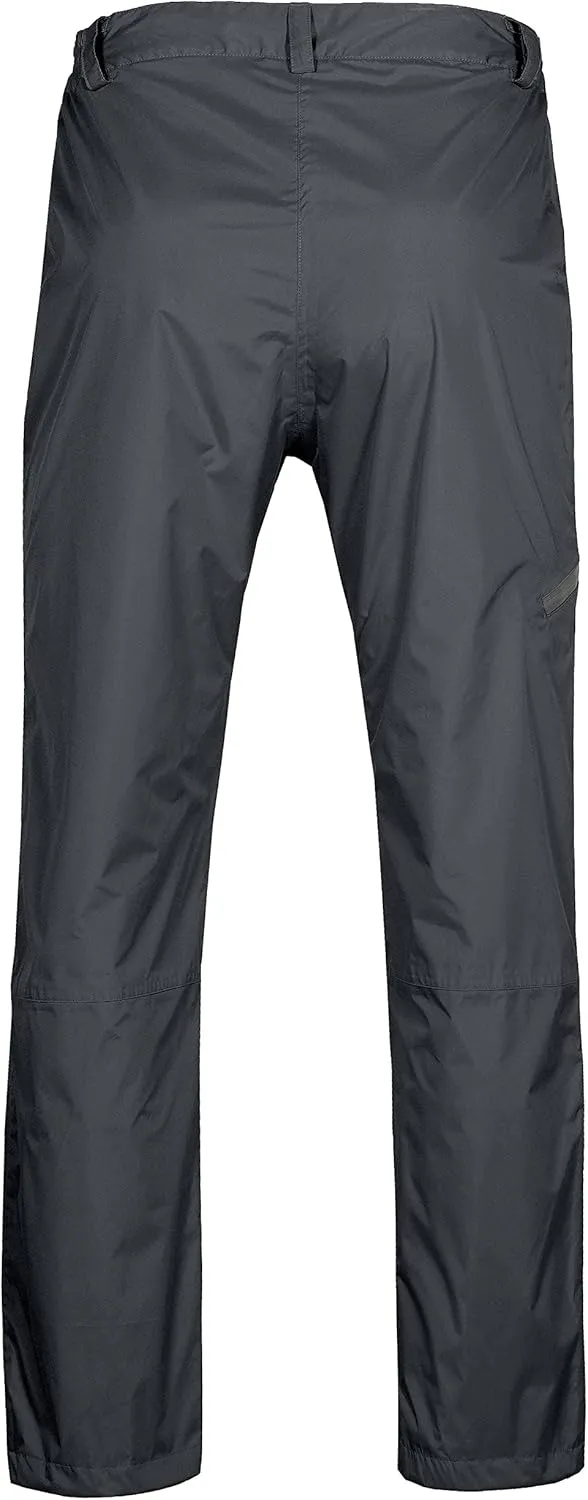 Little Donkey Andy Women's Lightweight Waterproof Rain Pants Breathable Hiking Pants for Outdoor Fishing