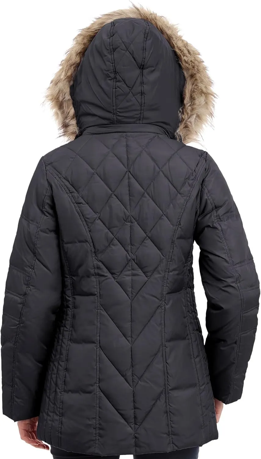 London Fog Women's Diamond Quilted Down Coat