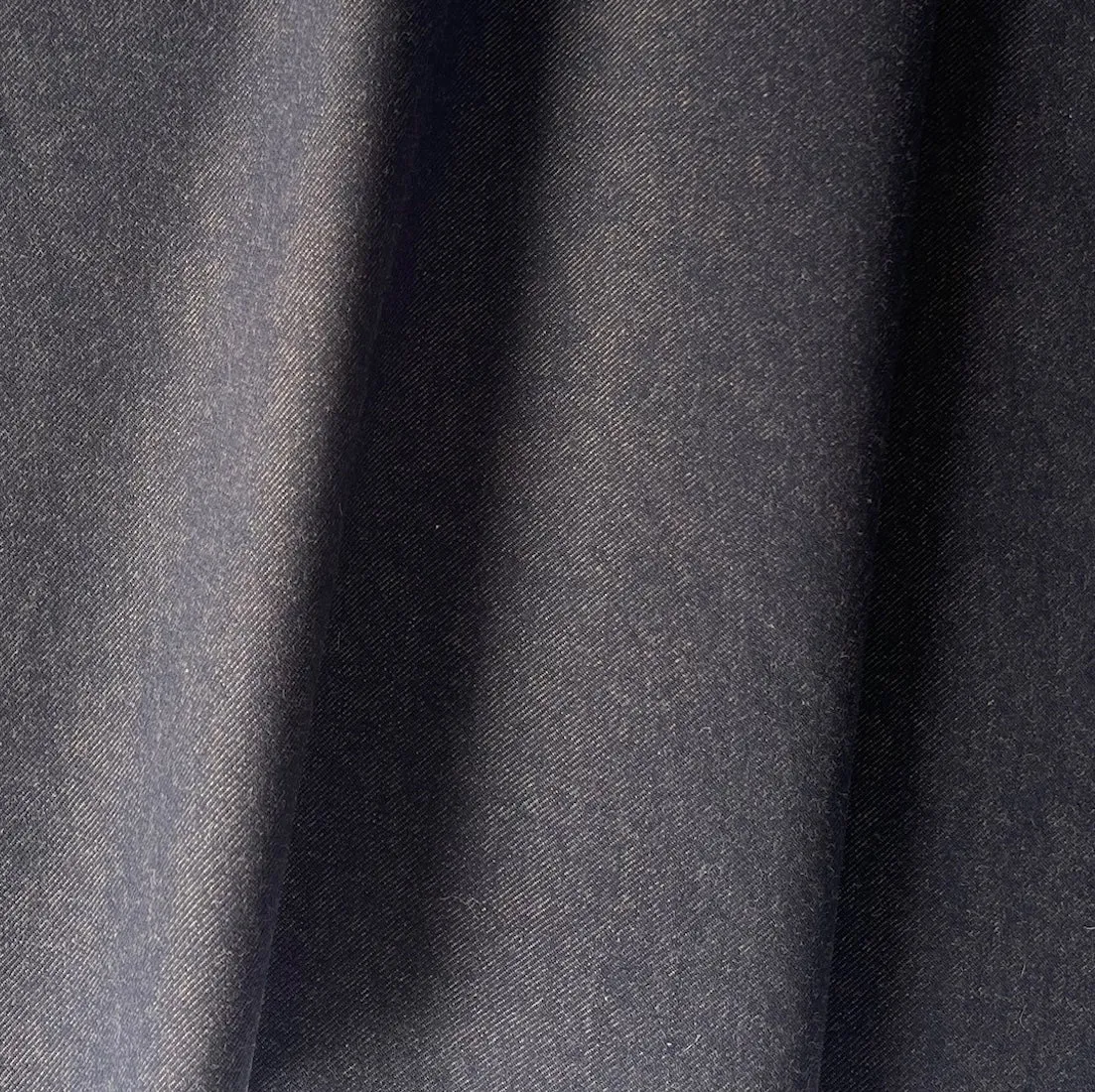 Loro Piana Storm System® Water-Resistant Navy & Cognac Cotton Denim Twill (Made in Italy)
