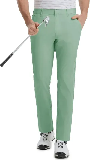 M MAELREG Golf Pants Men Stretch Lightweight 5 Pockets - 30"/32"/34" Water-Resistant Casual Trousers Mens Dress Pants