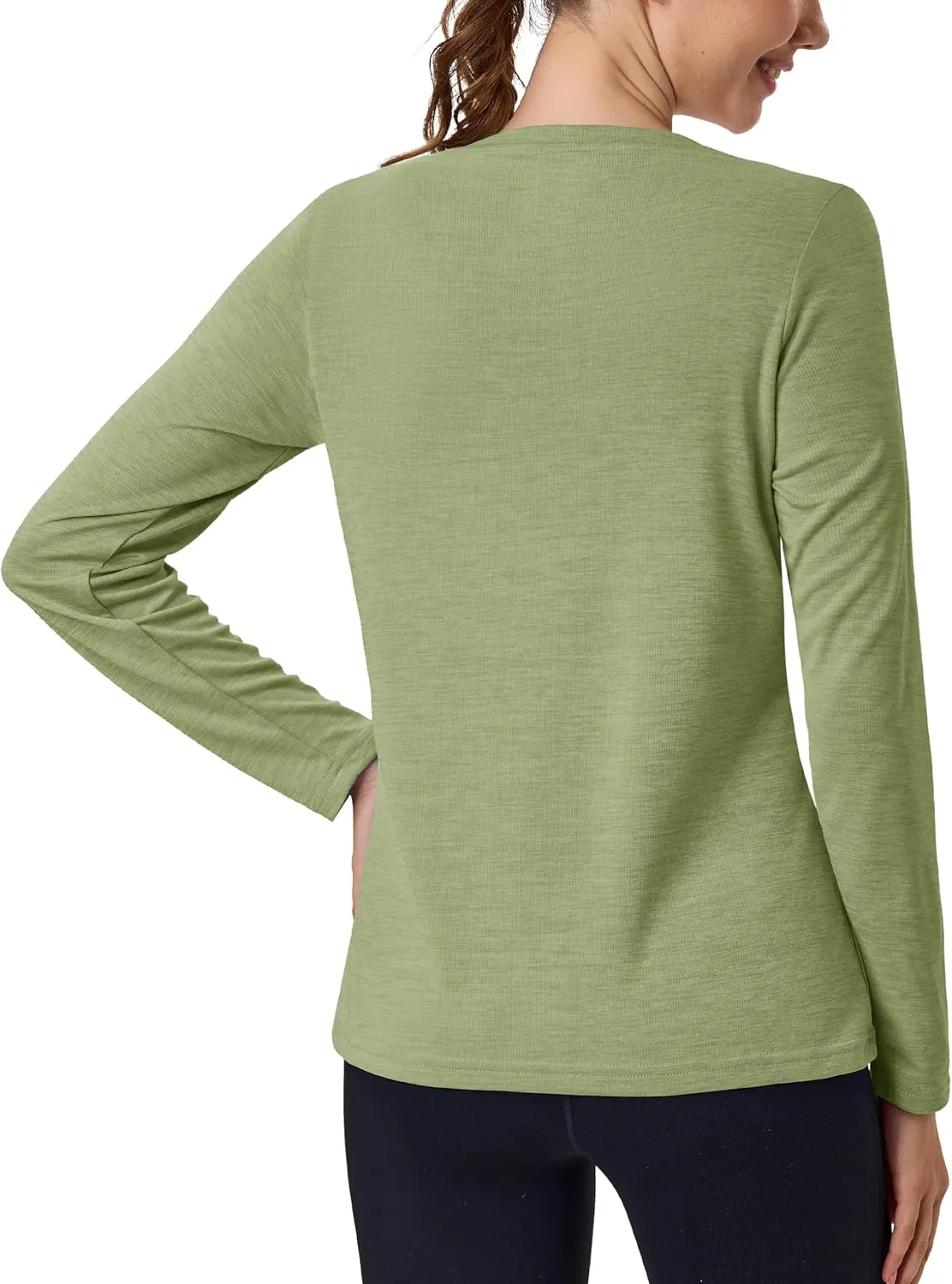 MAGCOMSEN Women's Long Sleeve Shirts UPF 50  Sun Protection Quick Dry Athletic Running Workout Tops Rash Guard