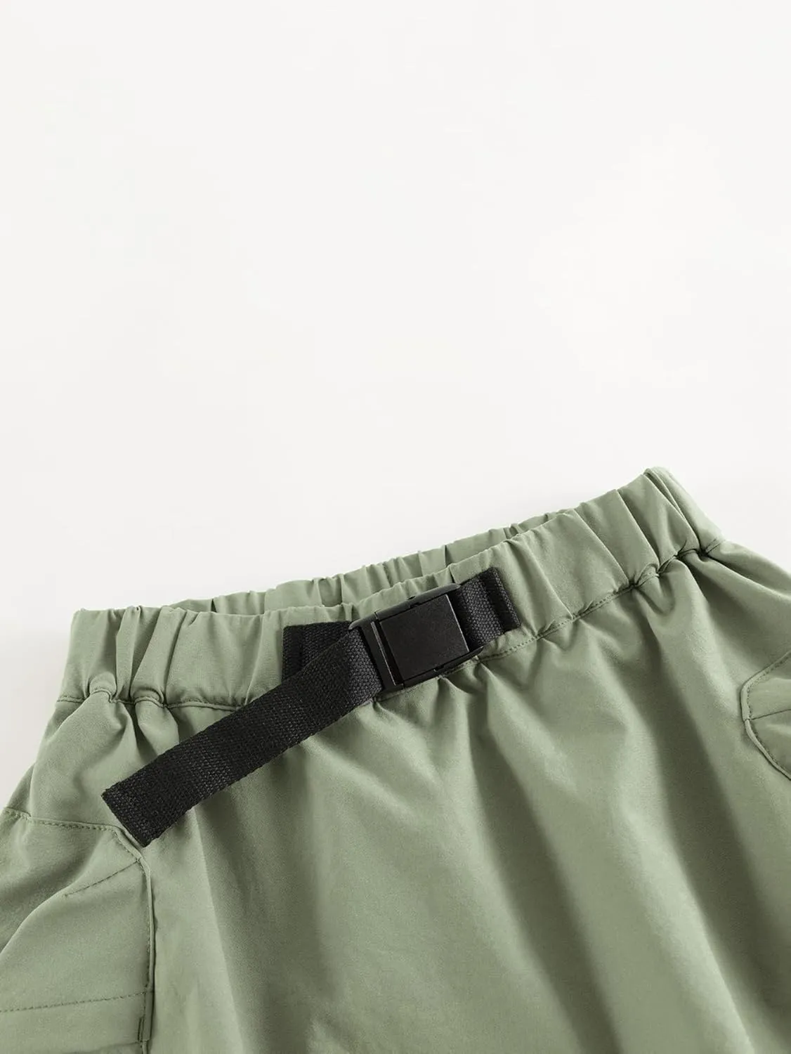 marc & janie Girls Outdoor Lightweight Quick-Dry Skort Pants Elastic Drawstring Breathable Utility Skirts 250261