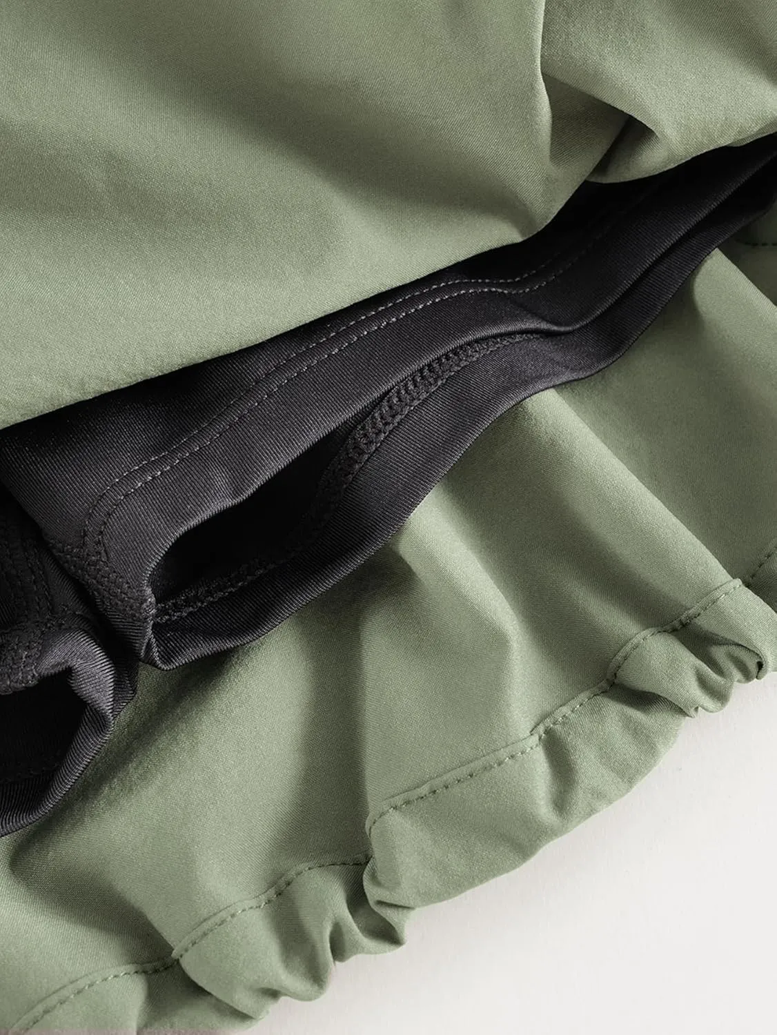 marc & janie Girls Outdoor Lightweight Quick-Dry Skort Pants Elastic Drawstring Breathable Utility Skirts 250261