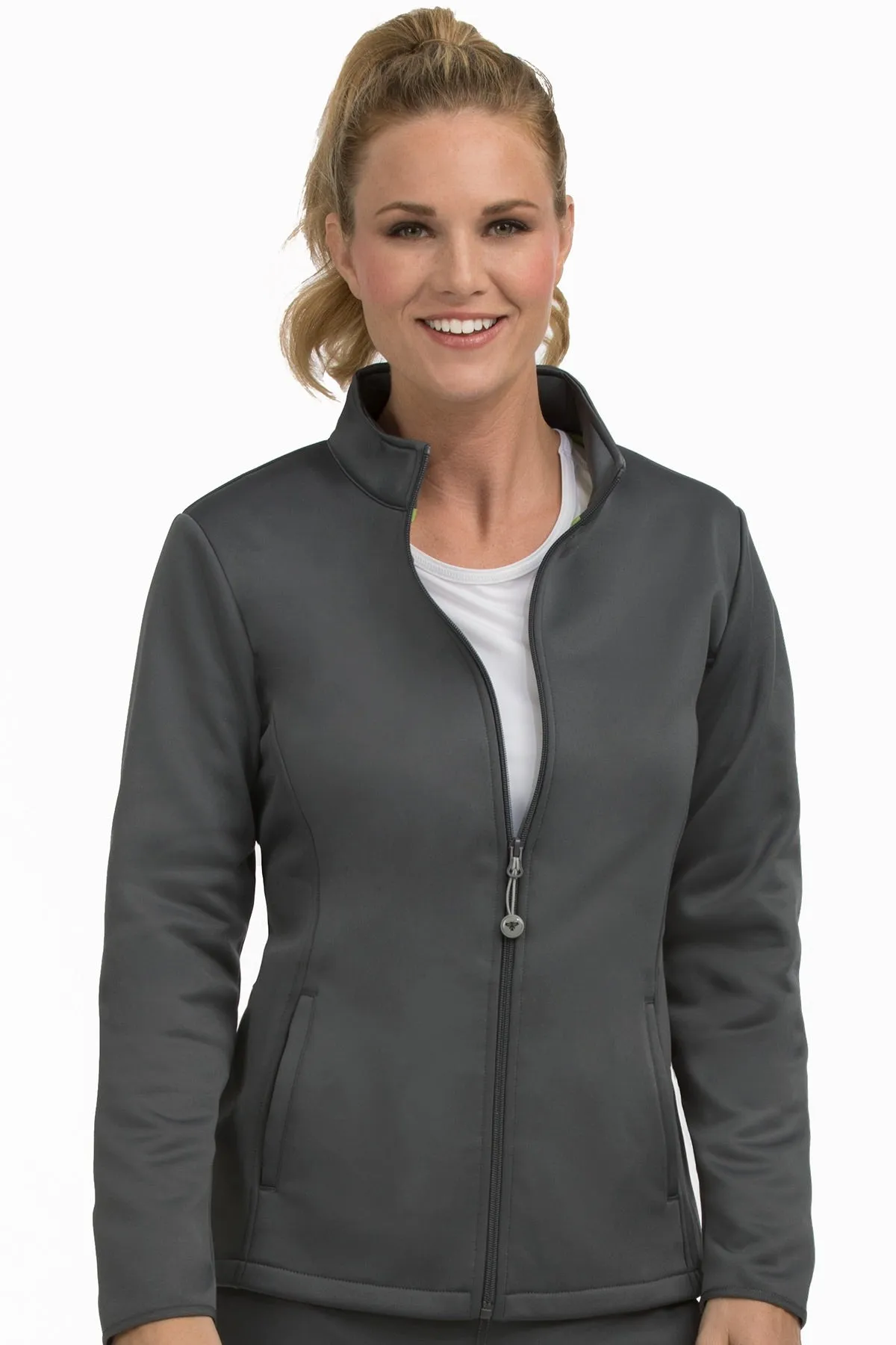 Med Couture Women’s Performance Fleece Jacket(MC Layers) XS-3XL / Pewter (Clearance)