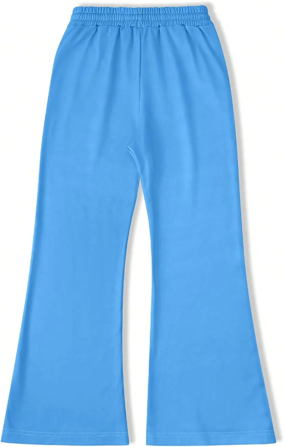Men's Baggy Flare Sweatpants Y2k Graphic Drawstring Waist Street Jogger Pants with Pocket