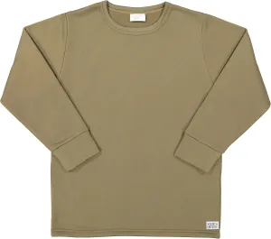 Men's Cold Weather Fleece-Lined Crew Neck Thermal ECWCS Undershirt Top Extreme Base Layer Shirt