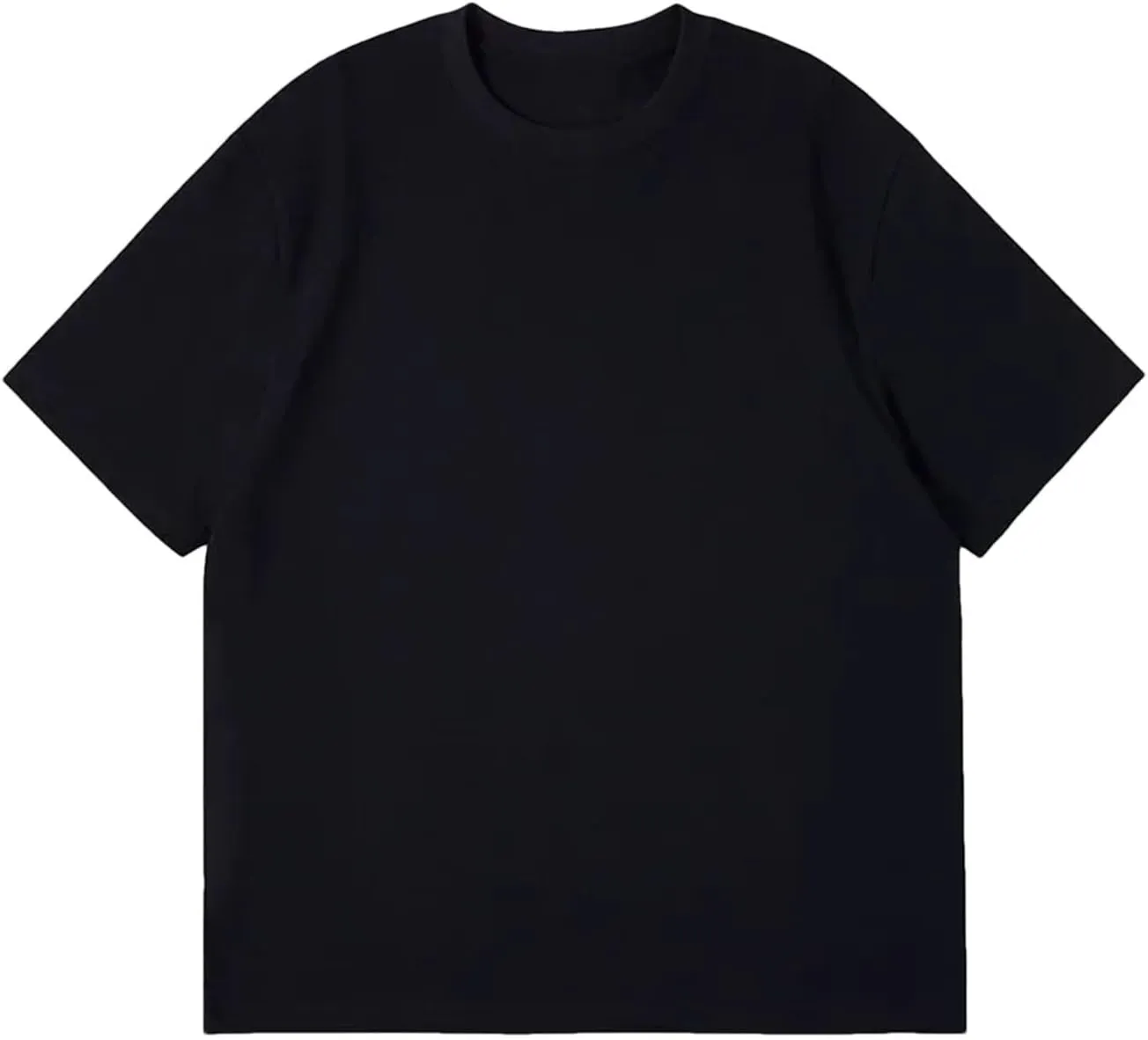 Men's Cotton Shirts Oversized Unisex Short Sleeves Casual Loose Drop Shoulder Short-Sleeve T-Shirt Undershirt