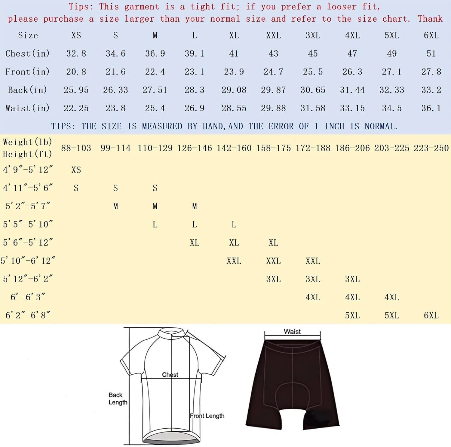Men's Cycling Jersey Set Bicycle Short Sleeve Quick-Dry Breathable Shirt 4D Cushion Shorts Padded Pants/Bib Short